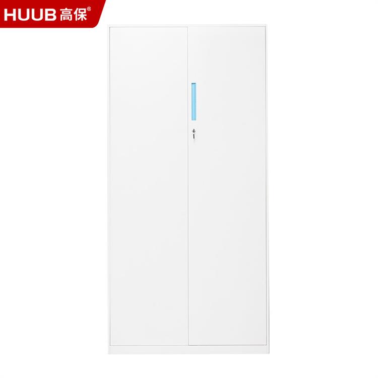 机械锁双门文件柜W-2 白色   W900*D400*H1850